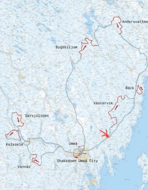 S��var - nära rally-VM